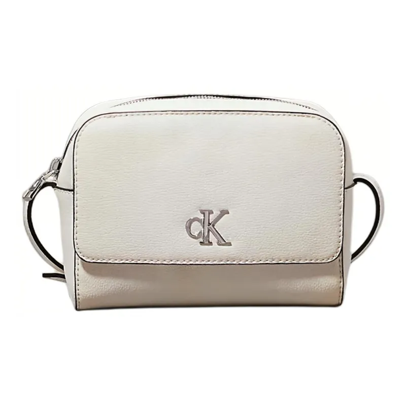 CALVIN KLEIN Recycled Polyester Shoulder Bag Crossbody Bag Women's Ivory-0