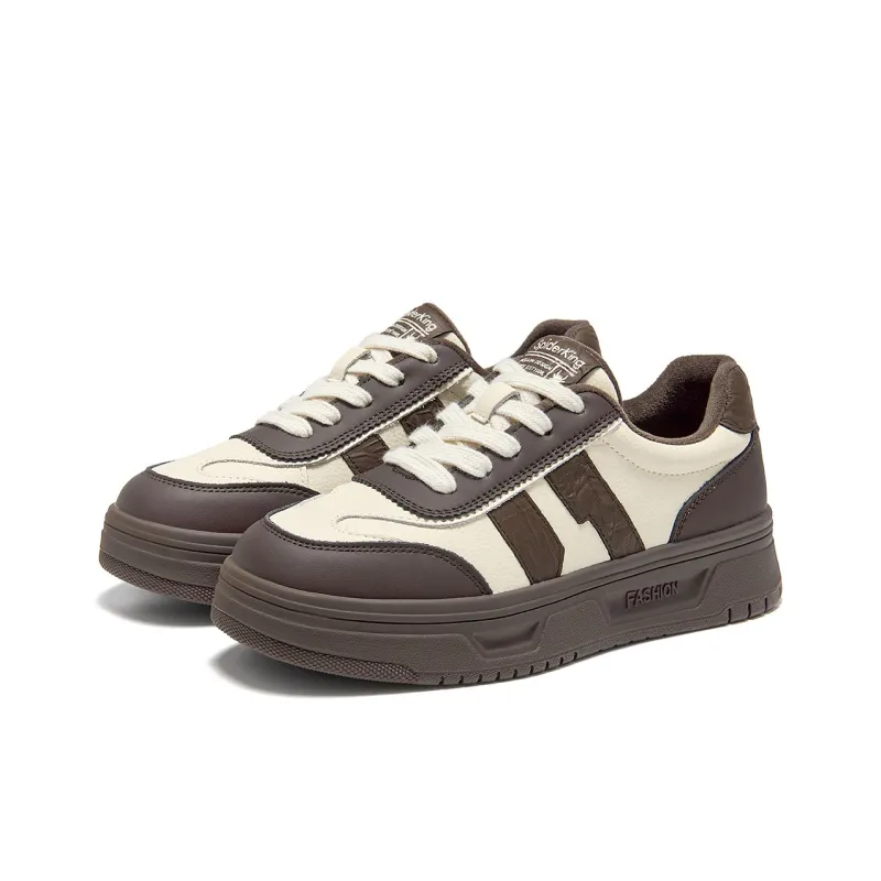 Spider King Thermal Skateboard Shoes Women's Brown-3