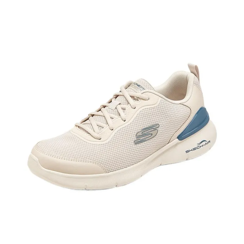 Skechers SPORT MENS Breathable Low Top Casual Shoes Men's Ivory-2