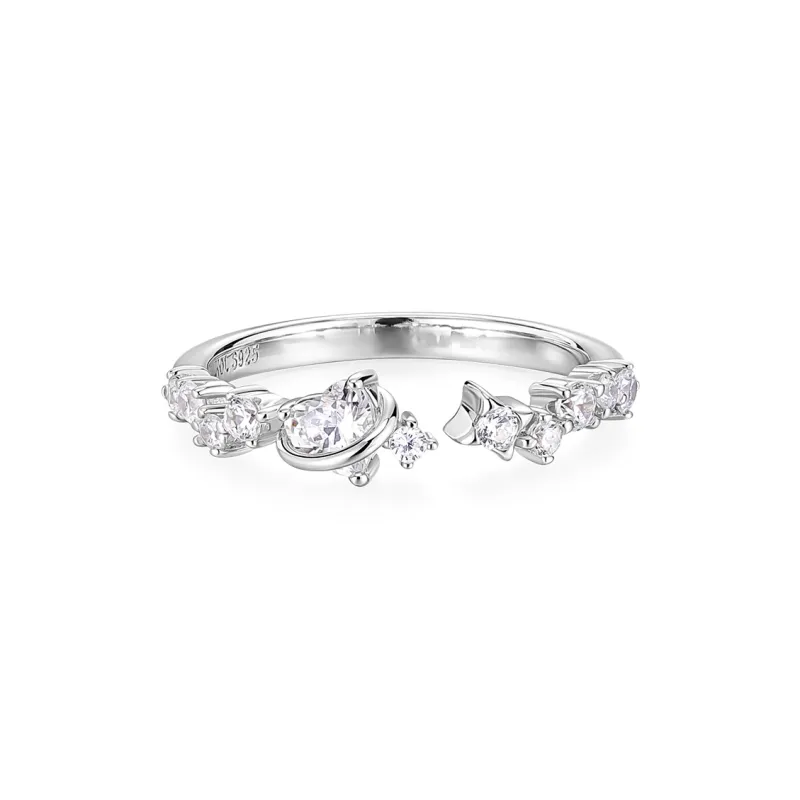 KADER 925 Sterling Silver Rings Unisex Silver-3