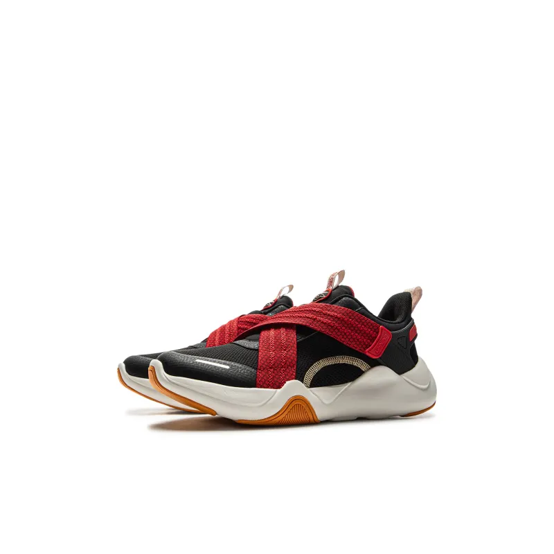 LINING YOUNG Low Top Kids Lifestyle Shoes Black Red Kids'-2