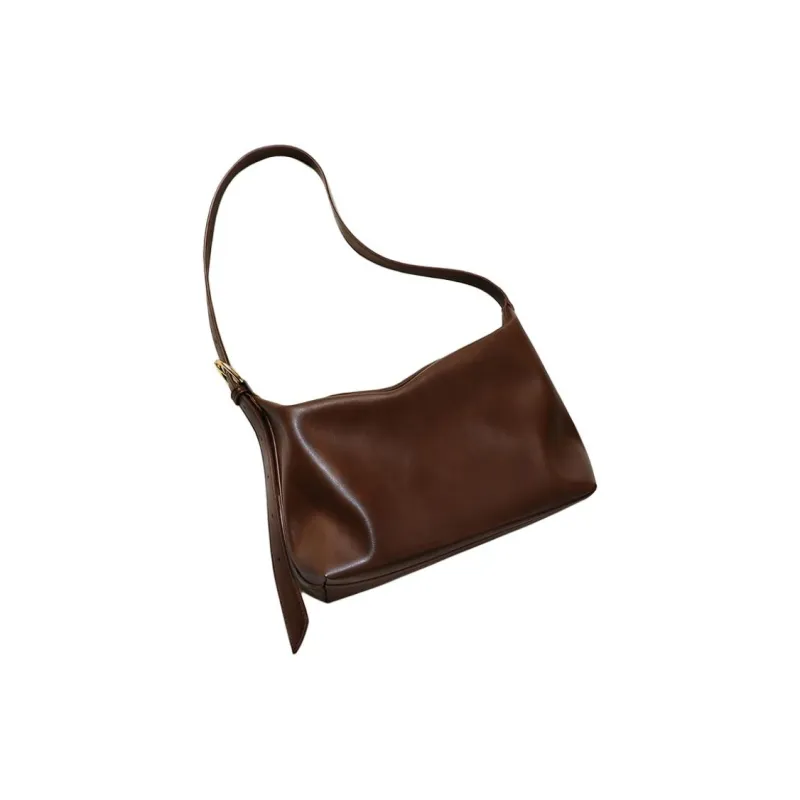 C°BANNER Cow Leather With Synthetic Leather Tote Bag, Shopping Bag, Shoulder Bag Women's Coffee-1