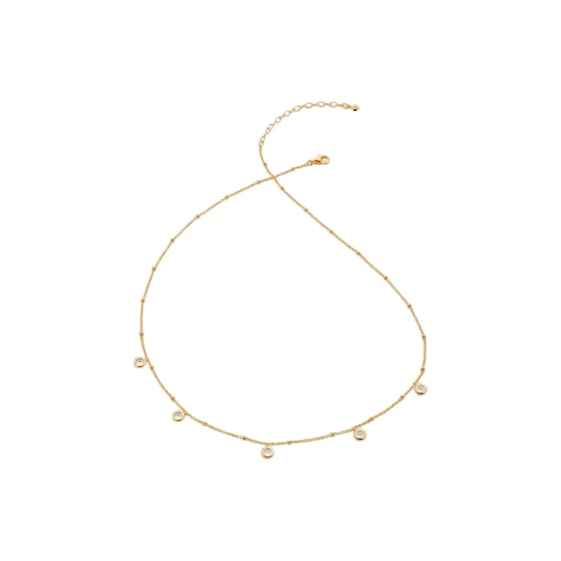Monica Vinader Silver Necklaces Women's Gold-0