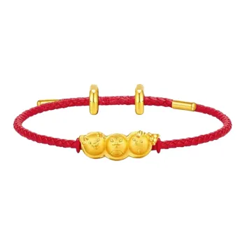 Royal Dragon Mirror Gold Bracelet Unisex