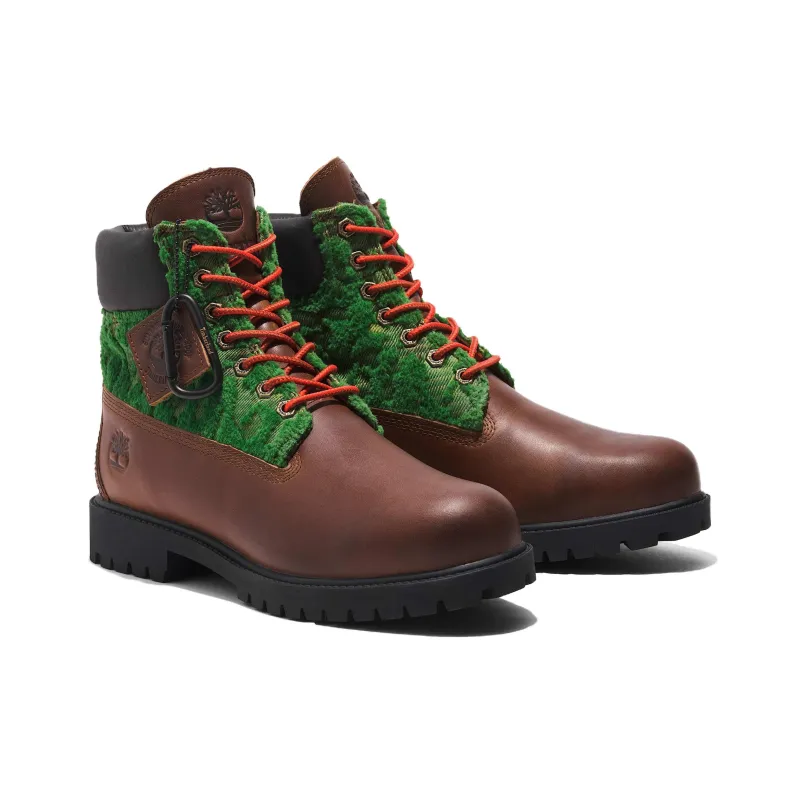Timberland Heritage Black Pioneers 6 Inch Waterproof 'Brown Full Grain' Boots-2