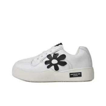 ARTICLE NO. Anti Slip Wear Resistant Low Top Skateboard Shoes Unisex White Black