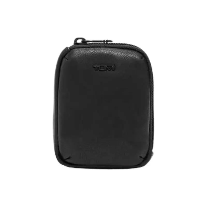 TUMI Cow Leather Storage Bag Unisex Black-0
