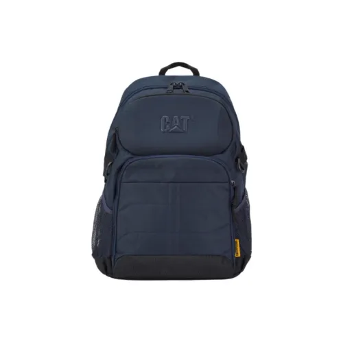 CAT Polyester Backpack Medium Size Men's Dark Blue