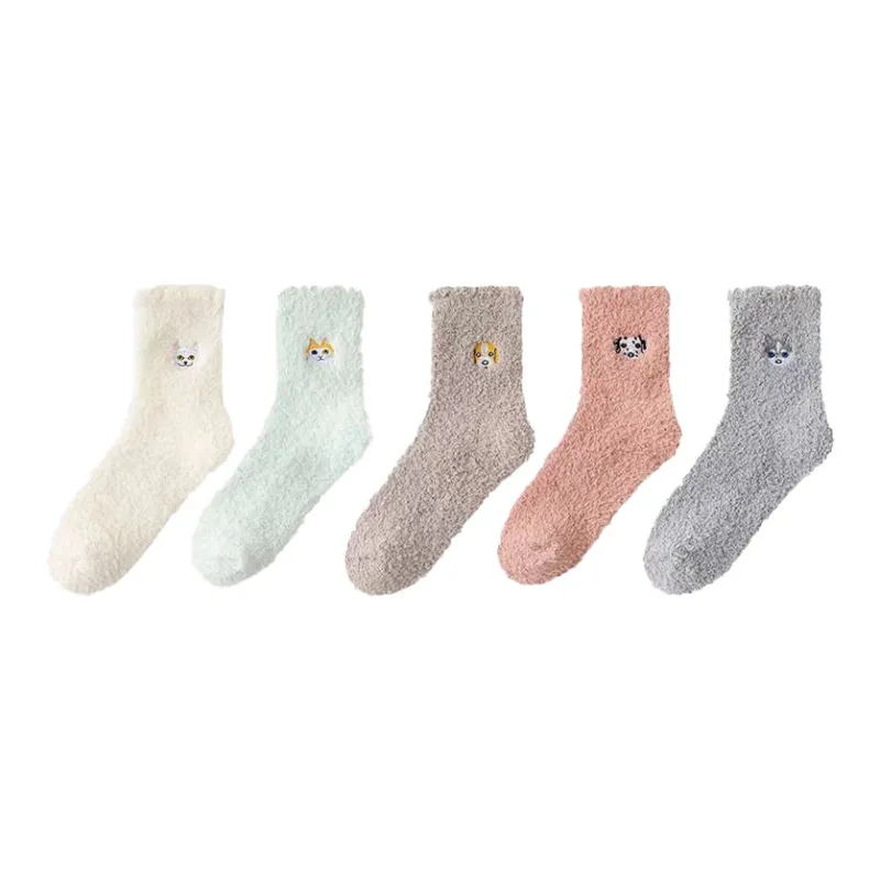 Caramella Mid Calf Socks Women's 5 Pack-3