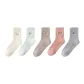 White+Mint Green+Khaki+Gray+Pink