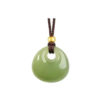 Red All Year Round Chalcedony Jade Necklaces Unisex