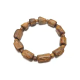 Vietnam Nha Trang Black Agarwood Freeform 10g Beaded Bracelet