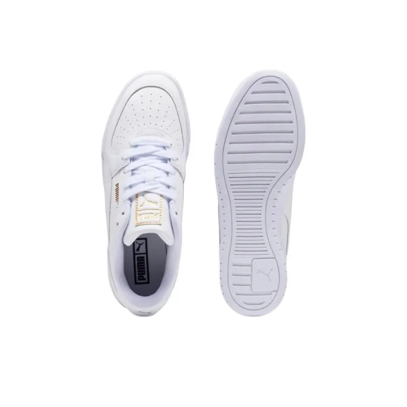 PUMA Ca Pro Anti-Slip Wear-Resistant Low-Top Skateboard Shoes Unisex White-4