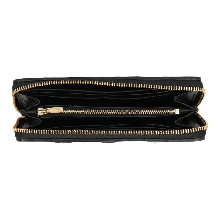 TORY BURCH Fleming Nappa Leather Wallet Women's Black-2