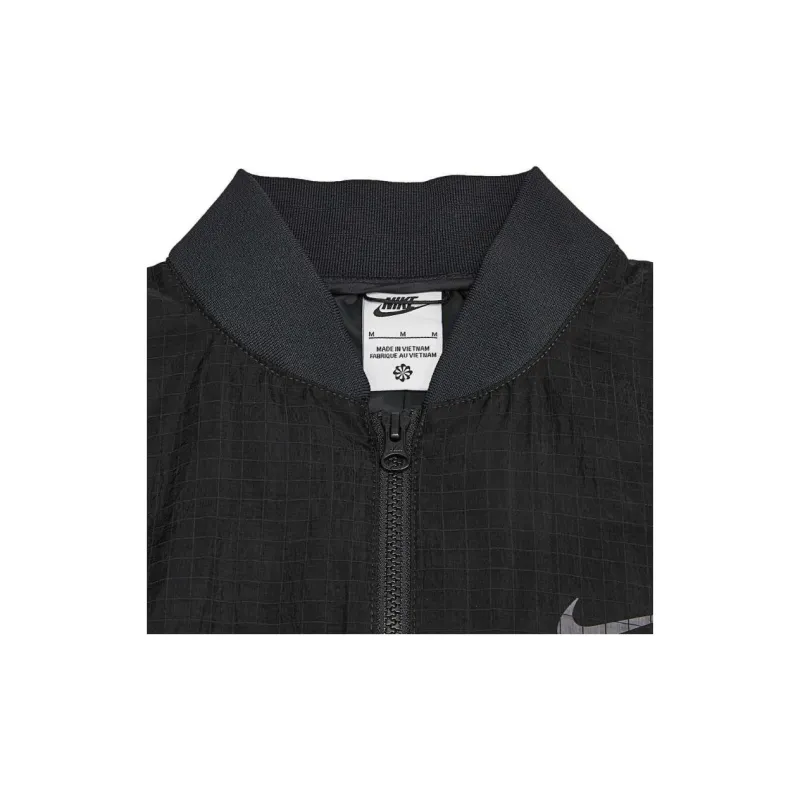 Nike Women'ss Stand Collar Windproof Jacket Black-3