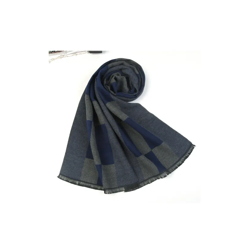 Shanghai Story Polyester Knit Scarves Men's-4
