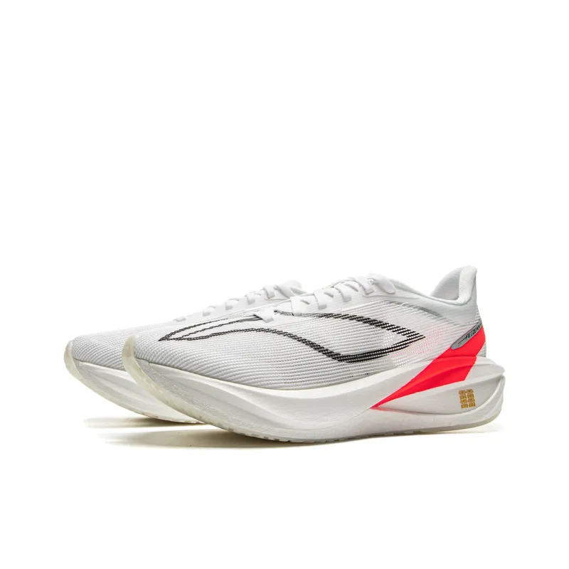 LINING Feidian 5 Challenger Running Shoes Women's Low Top Standard White-2