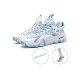 White Sky Blue Socks