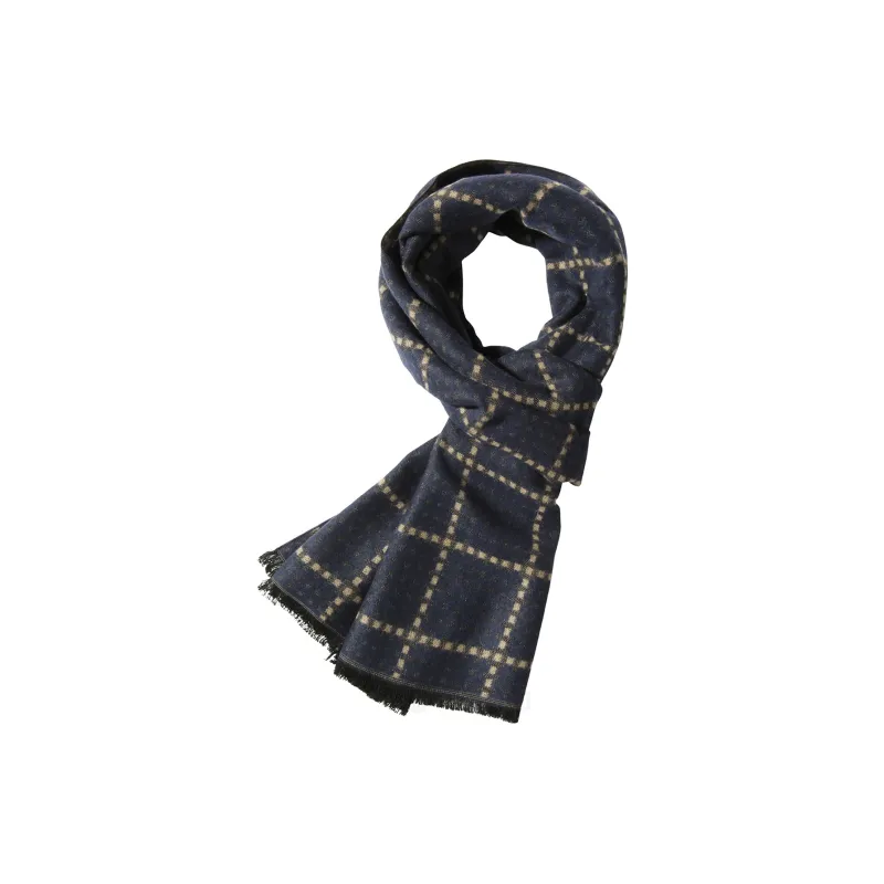 Shanghai Story Polyester Knit Scarves Men's-28
