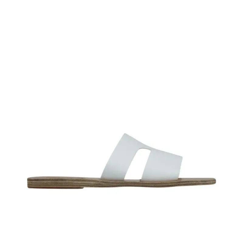 ANCIENT GREEK SANDALS Other Quiet Slide Slippers Women's White-1