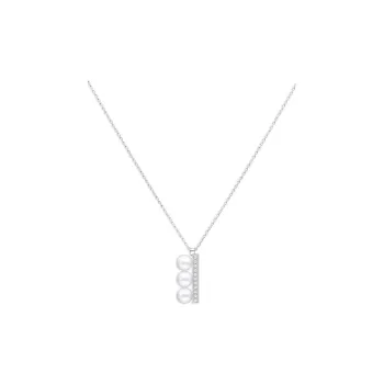 TASAKI 18kt White Gold Balance Plus Neo Diamond Pavé Necklace