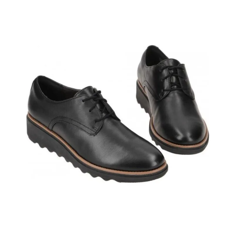 Clarks Sharon Rae Casual Single Shoes Women's Black-1