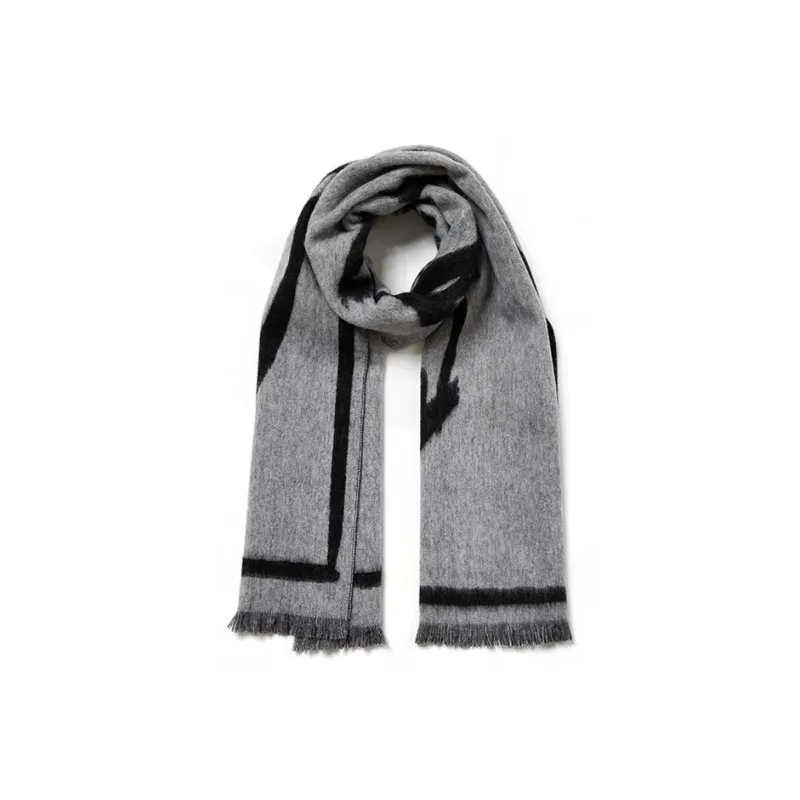Fancet Studios 100% Sheep Wool Knit Scarves Women's-1