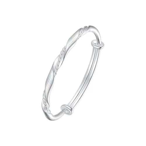 FAIRWHALE Push Pull Adjustable Opening Bangles Women's Gift Box Set