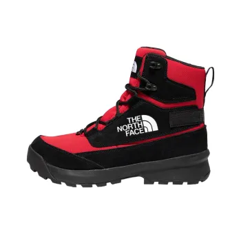 THE NORTH FACE Chilkat 5 Wear Resistant Slip Resistant Short Mid Calf Outdoor Boots Men's Red Black