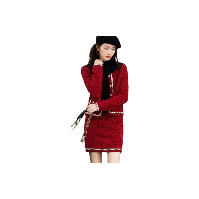 【dme】 Skirt Set Women's Mary Red-1