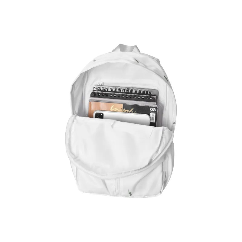 TURN UP Polyester Backpack Laptop Bag Regular Unisex White-3
