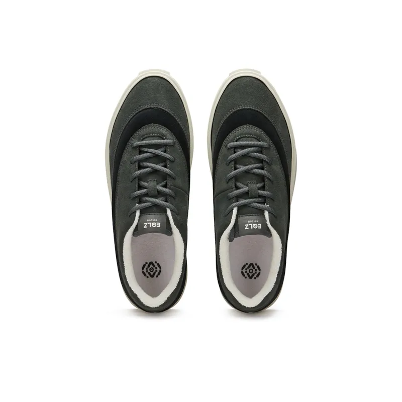 EQLZ EQUALIZER Fault Anti Slip Wear Resistant Low Top Skateboard Shoes Unisex Jasper/Raven Black-2