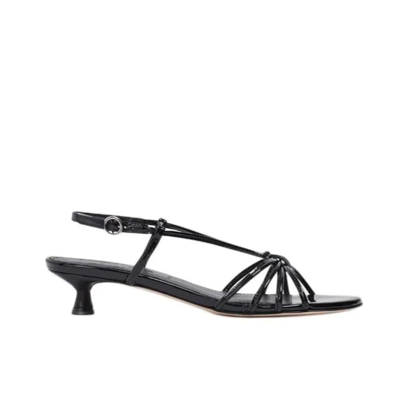 Aeyde Rhonda Strap Sandals 3.5cm Women's Black-1