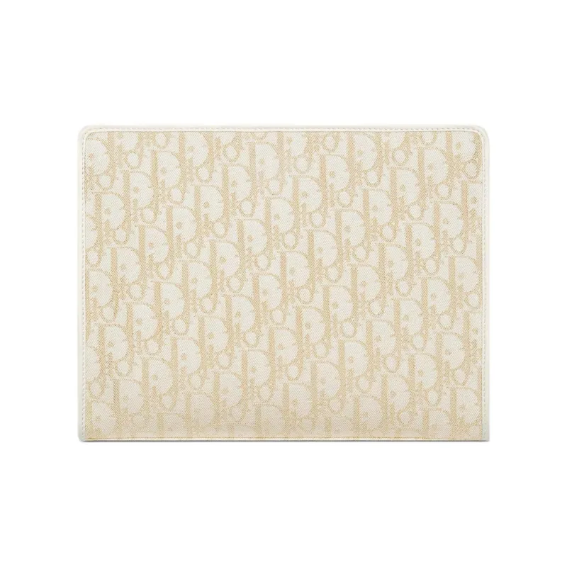 DIOR 30 Montaigne Cotton Clutch Women's Gold-2