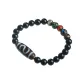 Multicolor Colored Glaze Money Hook Beaded Bracelet