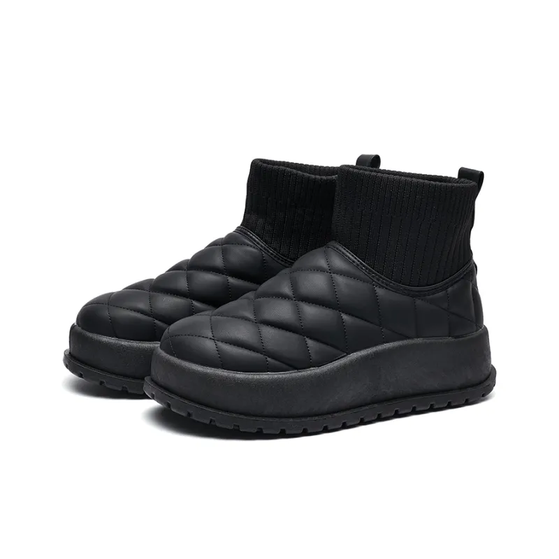 Fawn Miri Ankle Boots Women's White/Black/Khaki-7
