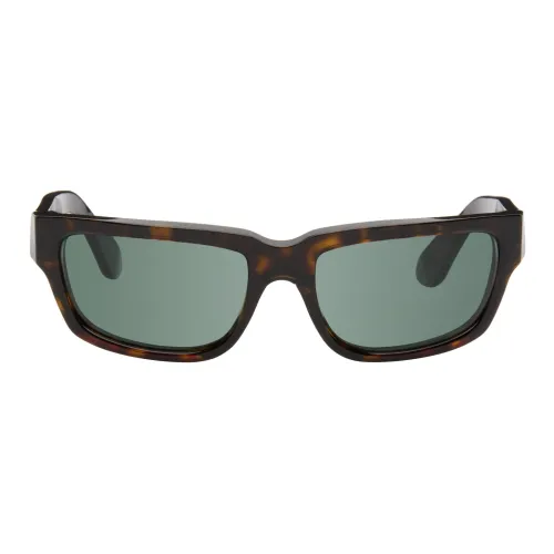 Retrosuperfuture Acetate Square logo-debossed sunglasses Men's Brown