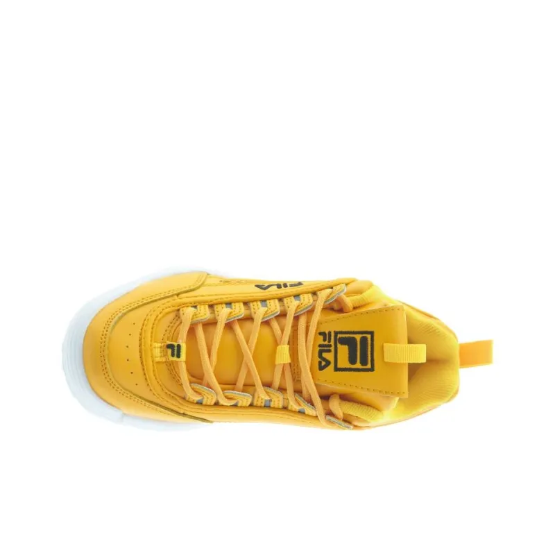 FILA DISRUPTOR II PREMIUM Anti Slip Wear Resistant Low Top Casual Shoes Women's Yellow-2