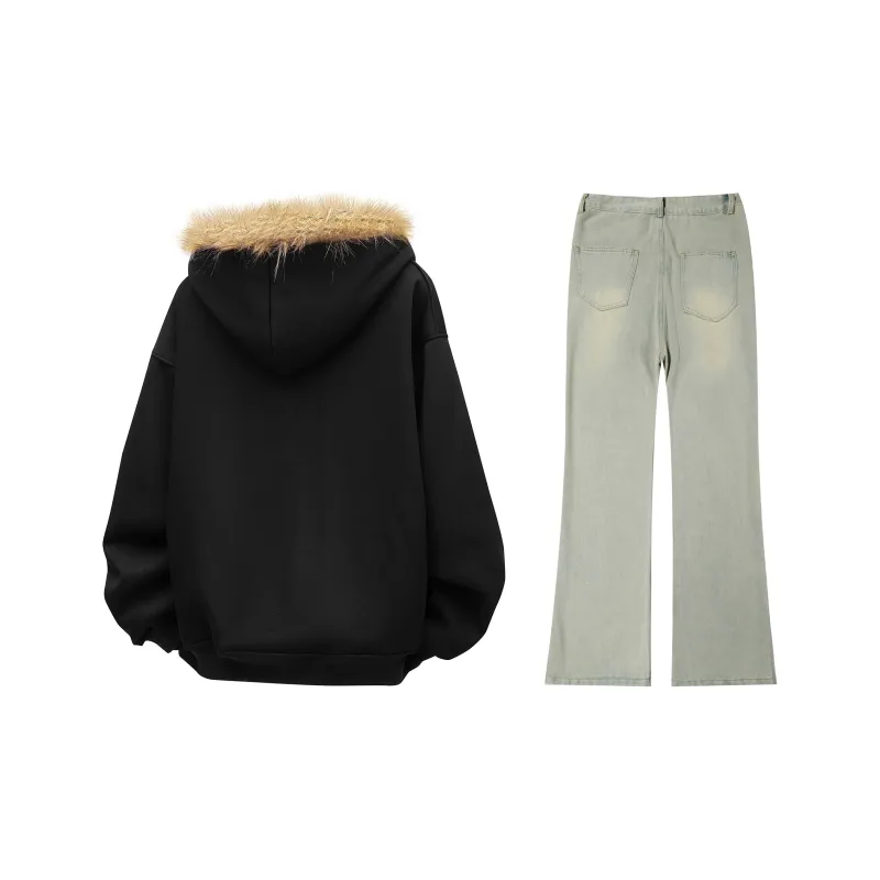 SIMPLE RIMLESS/SRME Sweatshirt Set Unisex-3
