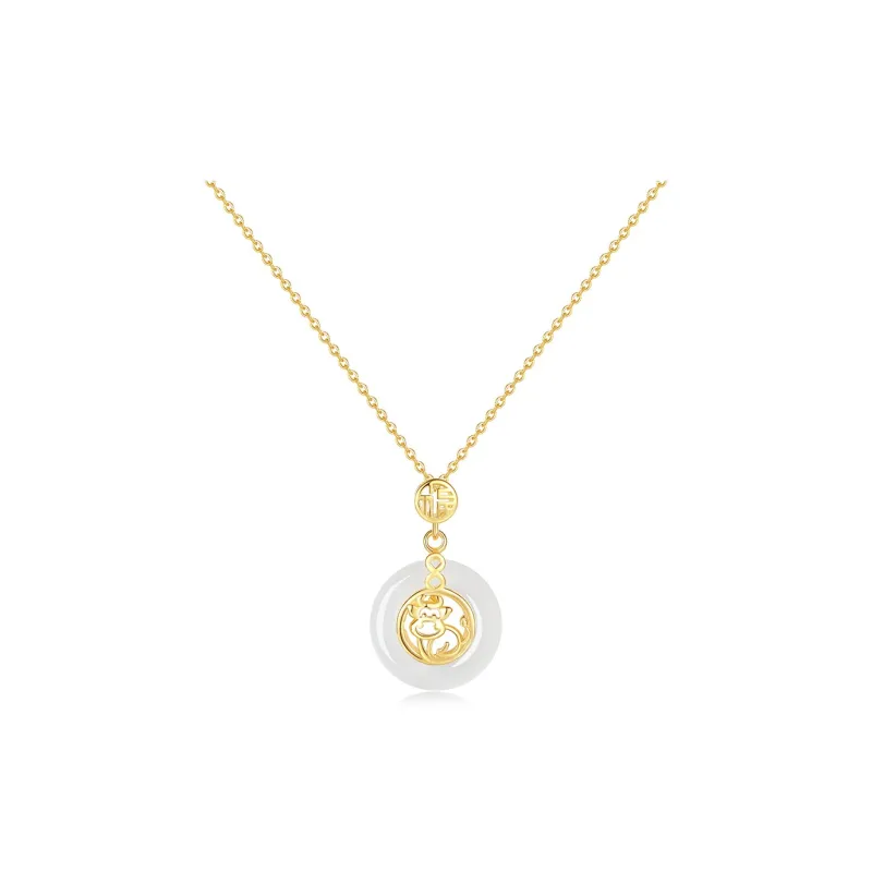 Asia Star Chalcedony Necklaces Unisex-3
