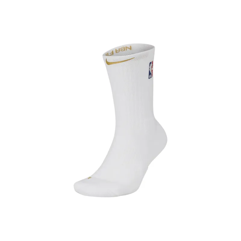 Nike x NBA Mid-Calf Socks Men's 1 Pack White-0