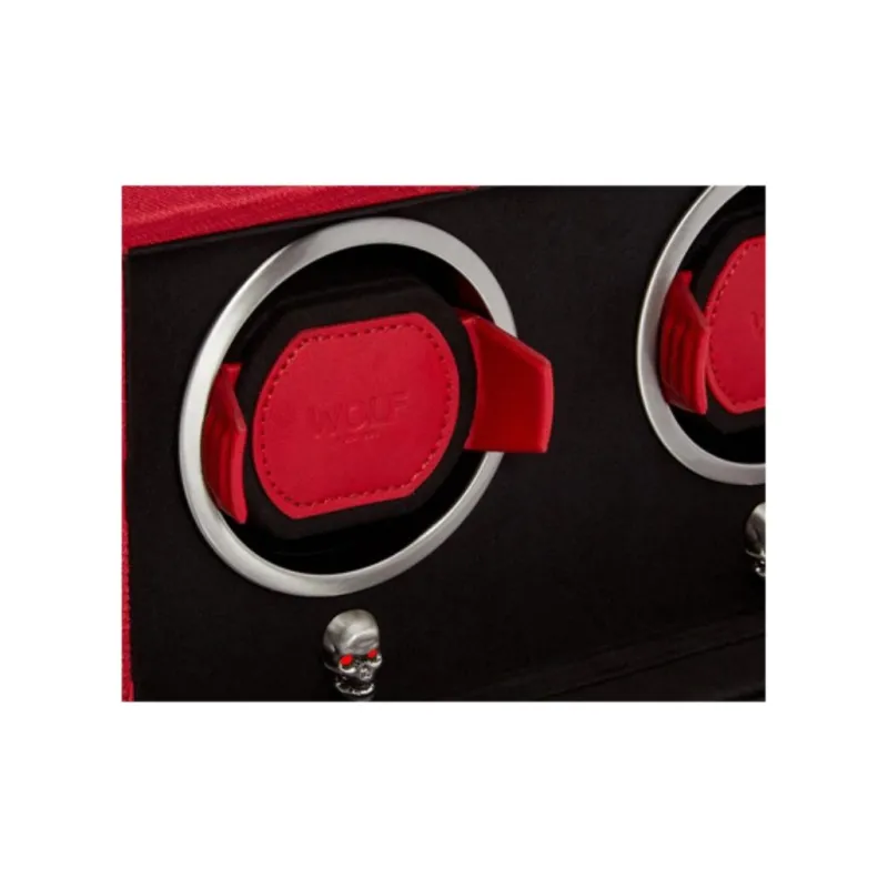 WOLF 2 Bits Watch Winder Red Unisex-4