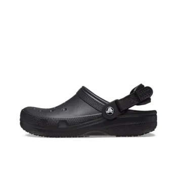 Crocs Classic Slip Resistant Work Clog Clogs Unisex Black