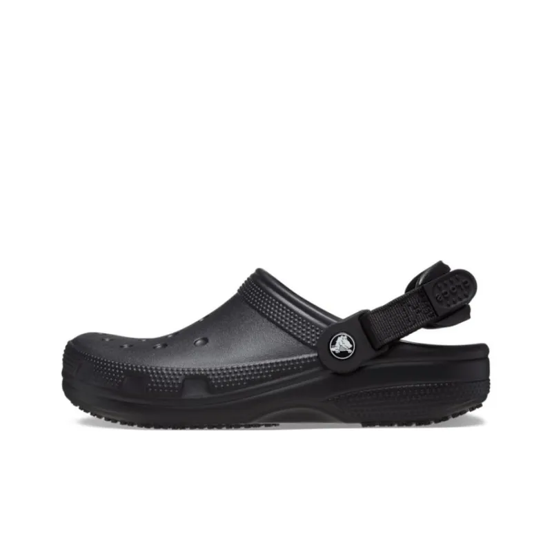 Crocs Classic Slip Resistant Work Clog Clogs Unisex Black-0