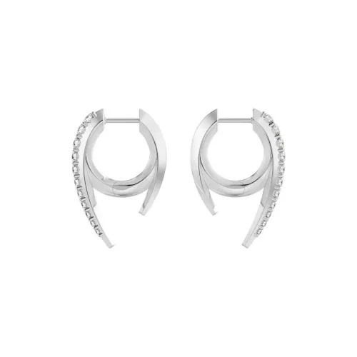 Kate Spade Set In Stone Chunky Huggies Hoop Earrings
