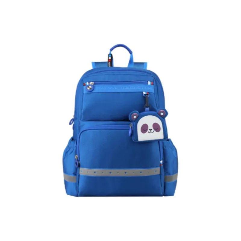 AMERICAN TOURISTER Fabric Backpack Medium Size Unisex Purple/Blue/Watermelon Red/Marine Blue-0
