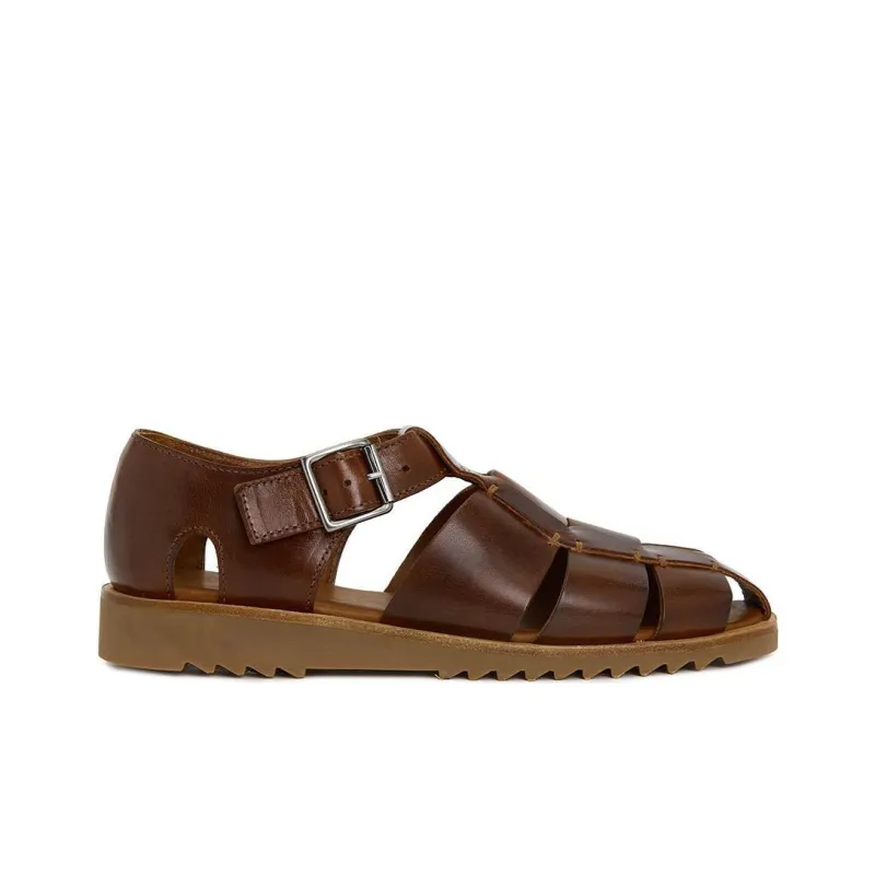 Paraboot Roman Sandals Men's Dark Brown-1