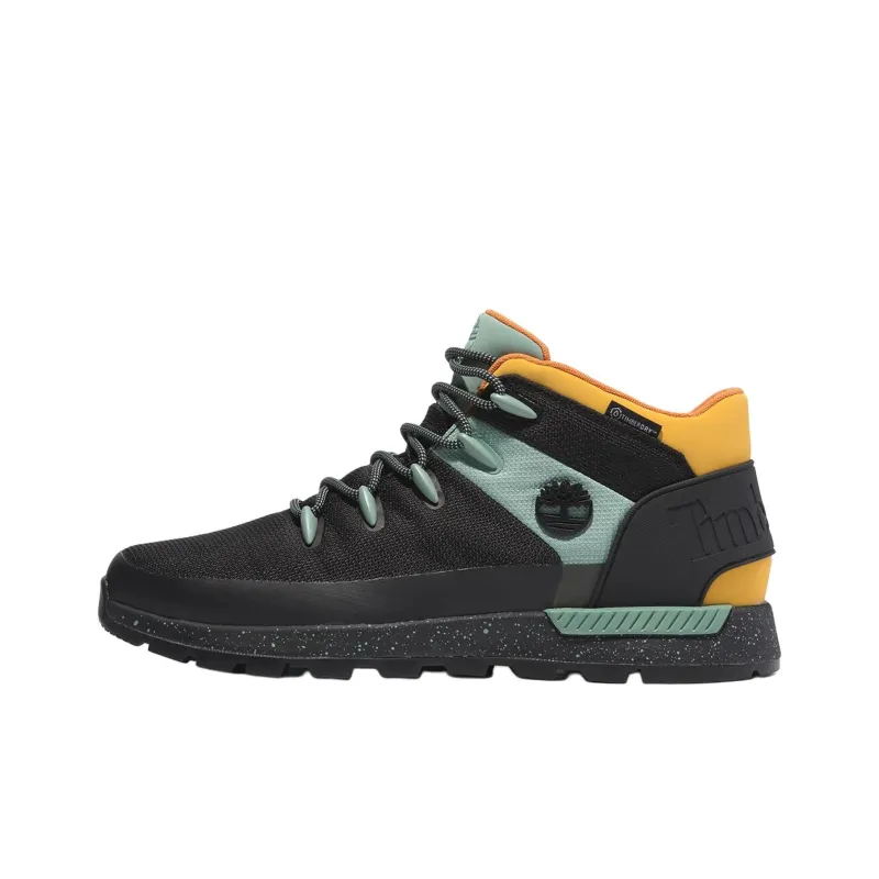 Timberland Sprint Trekker Anti-Slip Wear-Resistant Mid-Top Hiking Shoes Men's Black-0