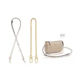 Ecru Crossbody Shoulder Strap+Decorative Chain 40cm