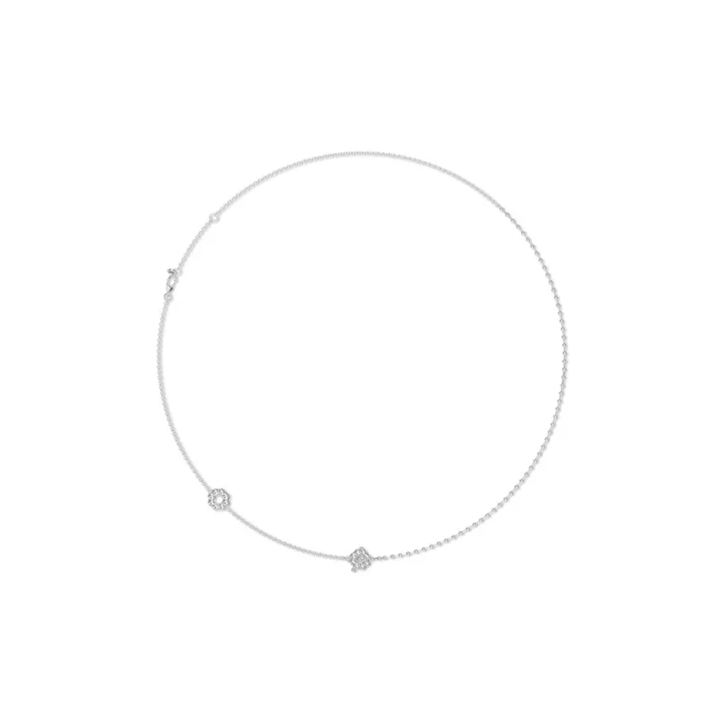 Mistova JEWELRY Eco Friendly Copper White Gold Plated Gravity Necklace Women's-1